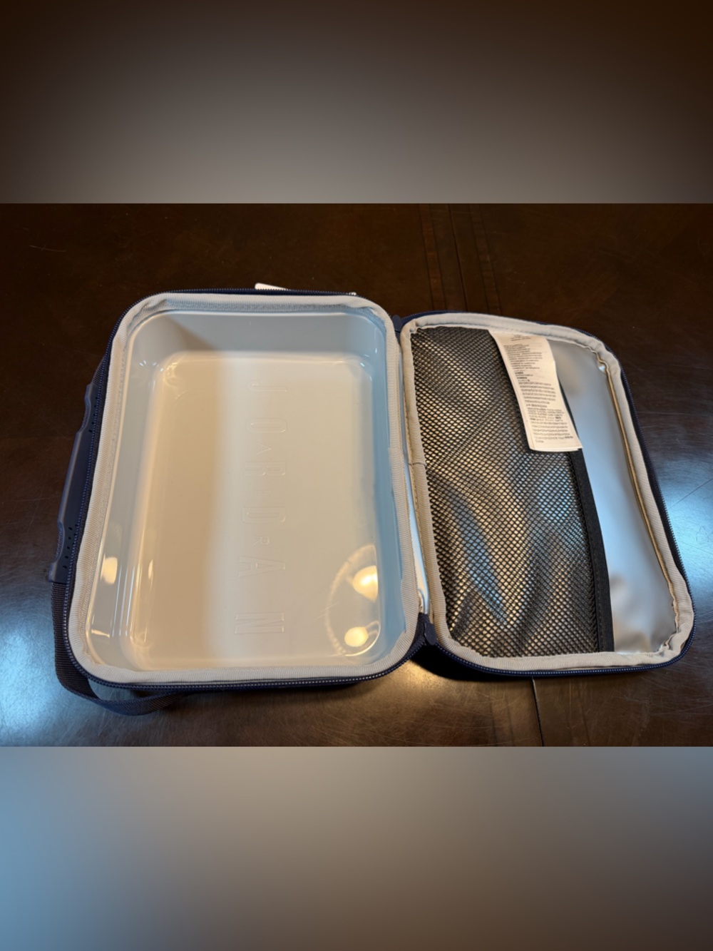 New Nike Air Jordan Insulated Lunch Box Blue White - Picture 10 of 12